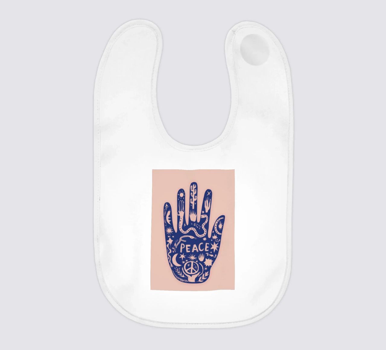 Mano di pace bavaglino da Demar Galleria