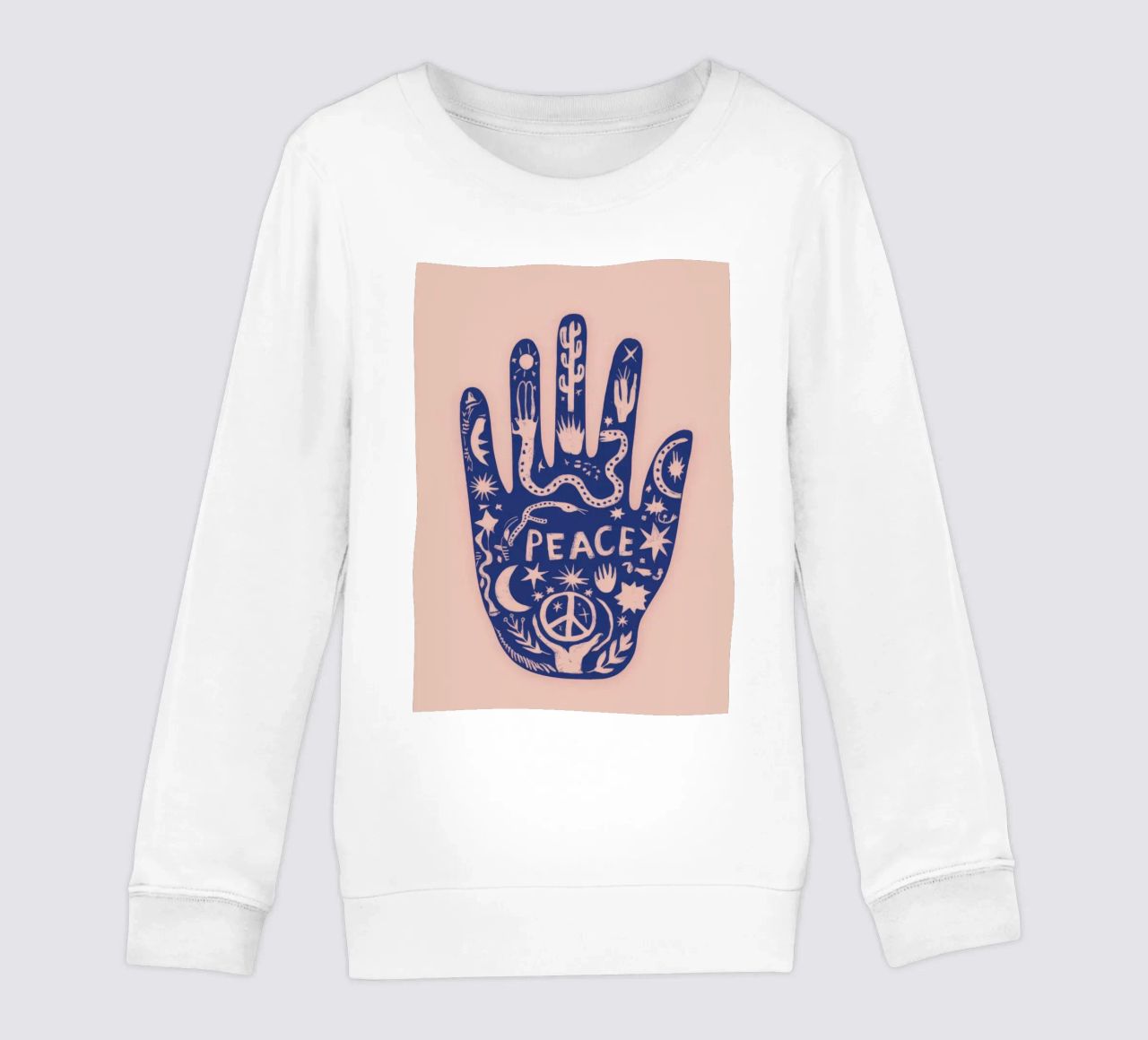 Mano di pace felpa bambino da Demar Galleria