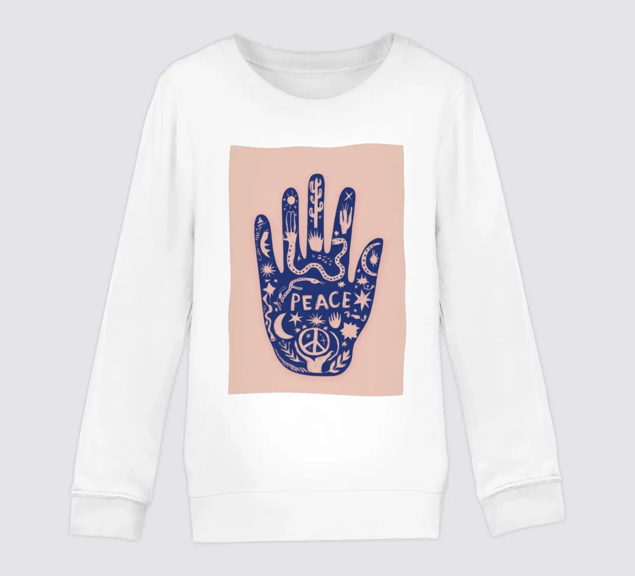 Mano di pace felpa bambino da Demar Galleria