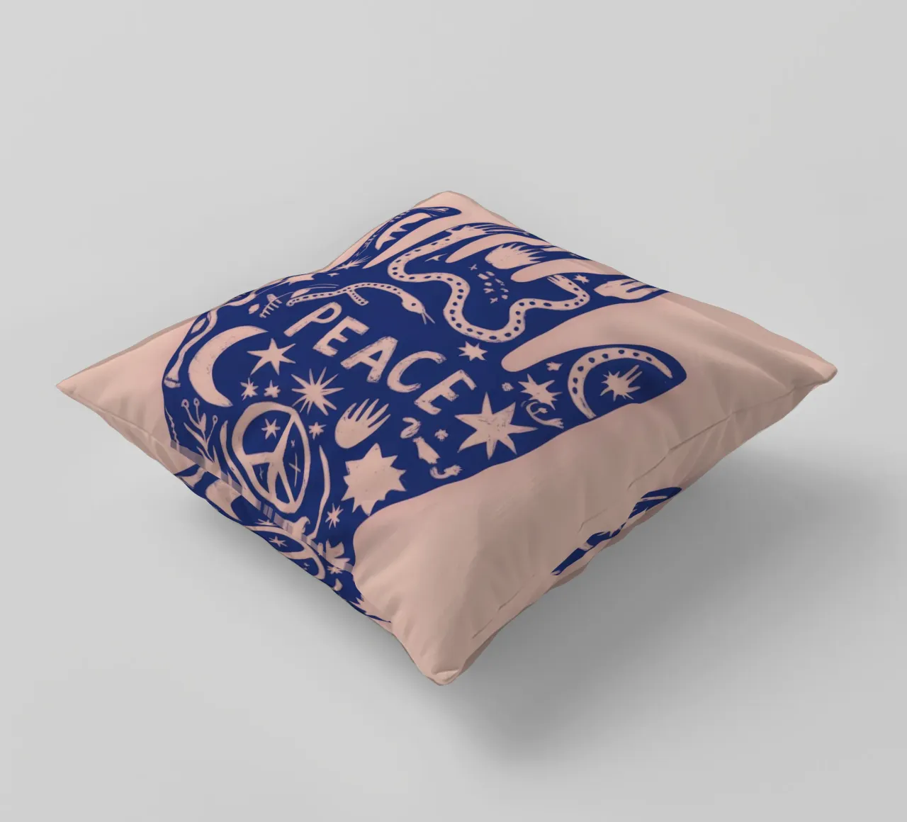 Peace Hand decorative cushion by Demar Galleria