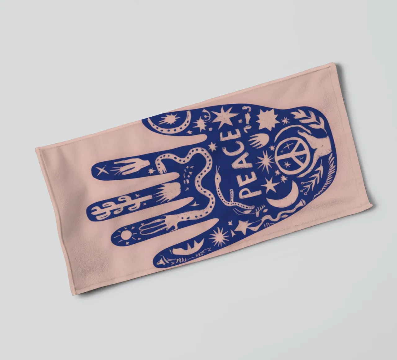 Mano de Paz toalla de baño de Demar Galleria