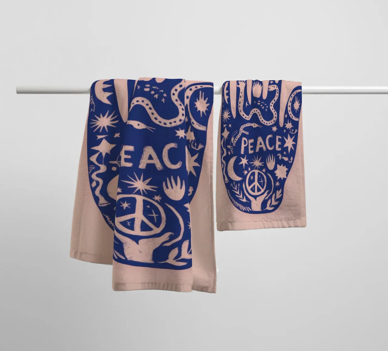 Mano de Paz toalla de baño de Demar Galleria