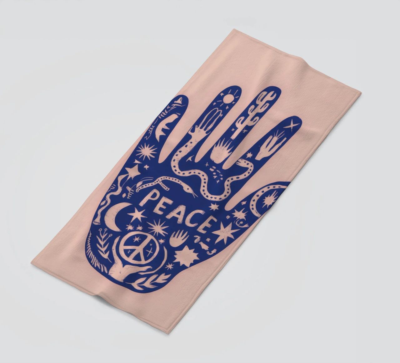 Mano di pace telo mare da Demar Galleria