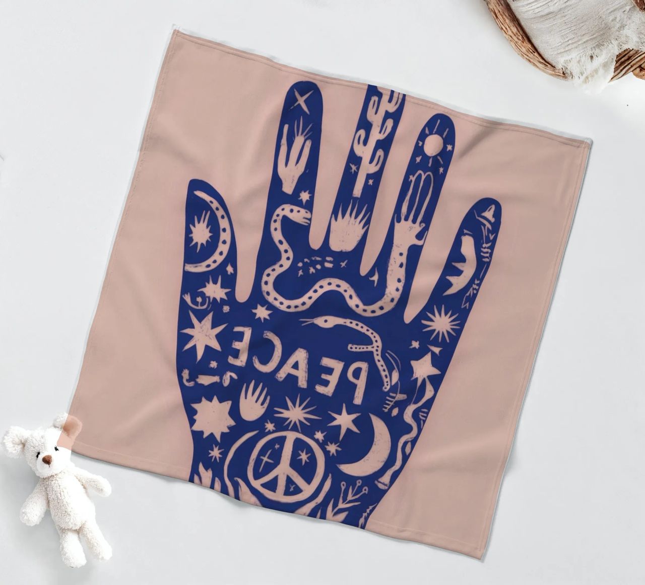 Mano di pace coperta in pile da Demar Galleria