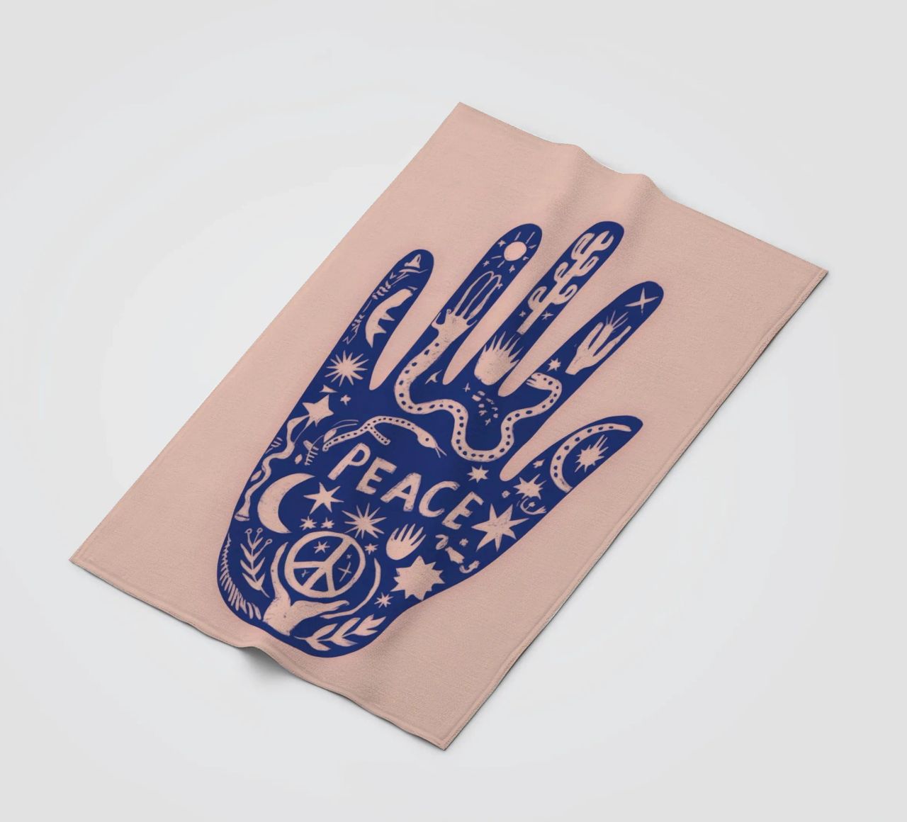 Mano di pace coperta in pile da Demar Galleria