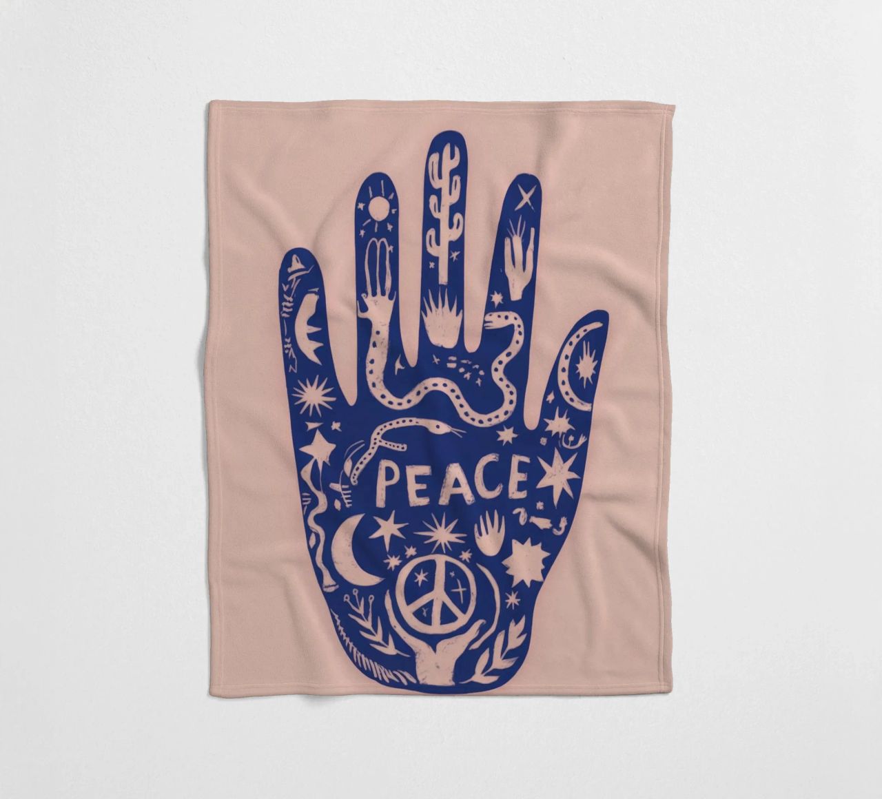 Mano di pace coperta in pile da Demar Galleria