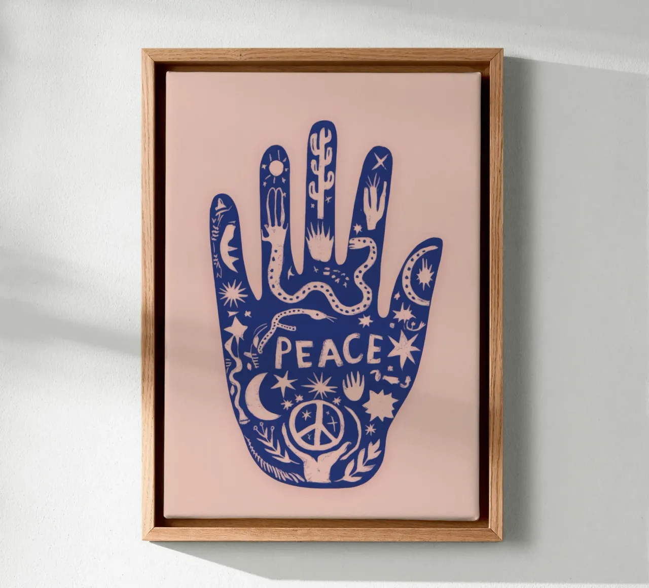 Mano di pace tela da Demar Galleria