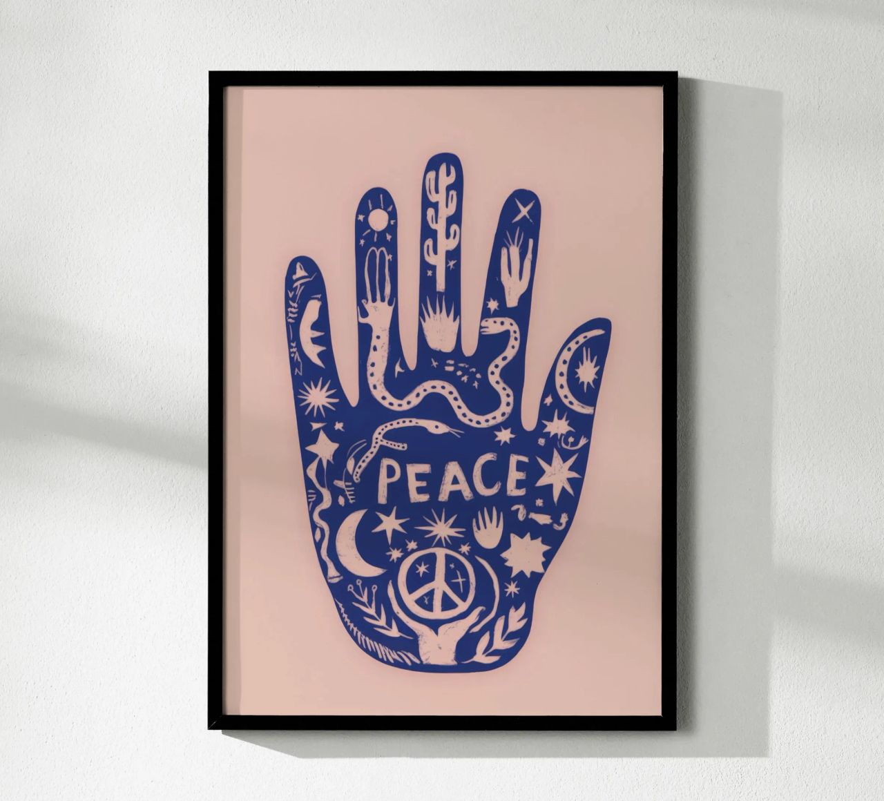 Mano di pace carta hahnemühle da Demar Galleria
