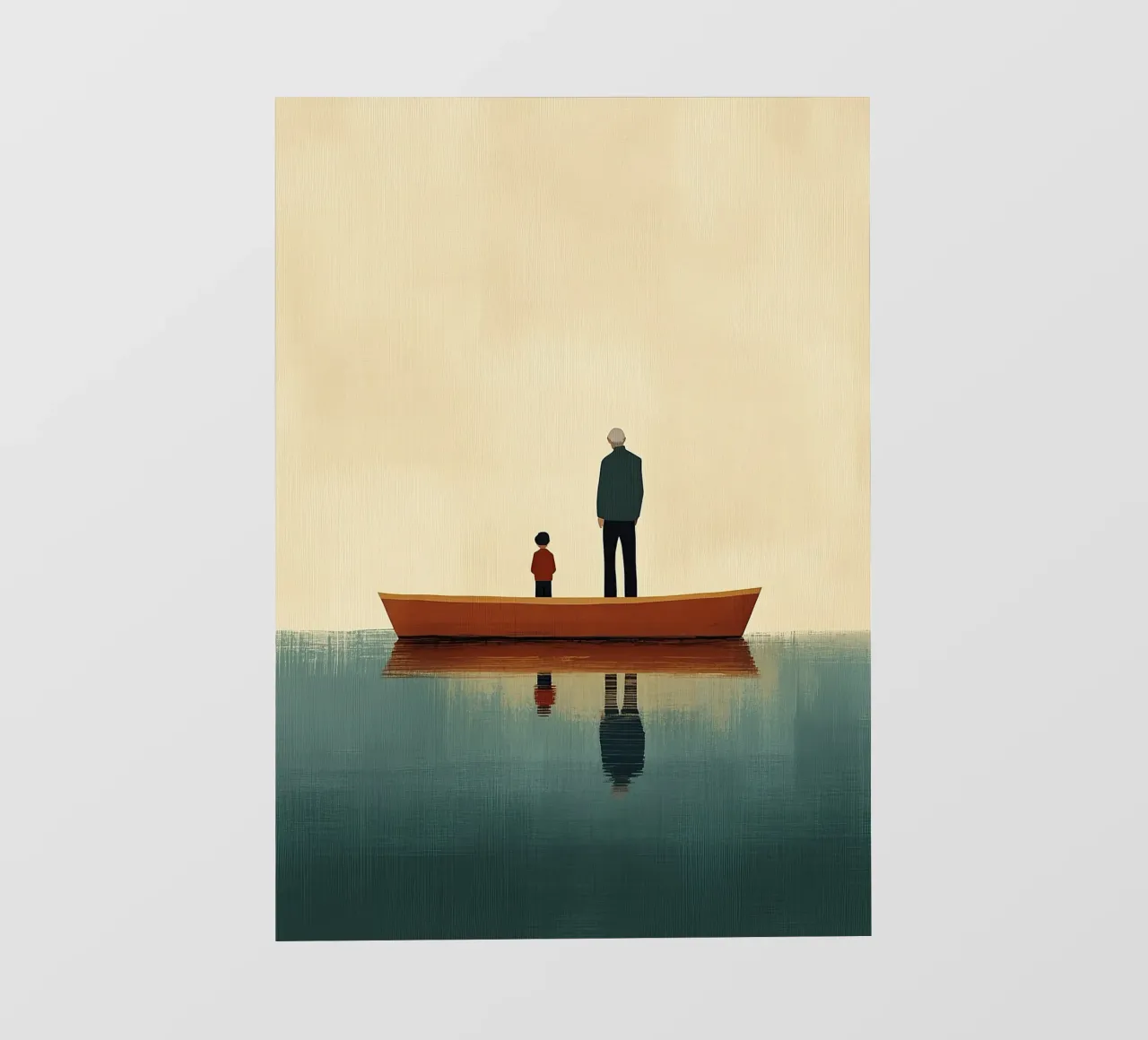 Padre e figlio pellicola backlit da Nikis Art Studio