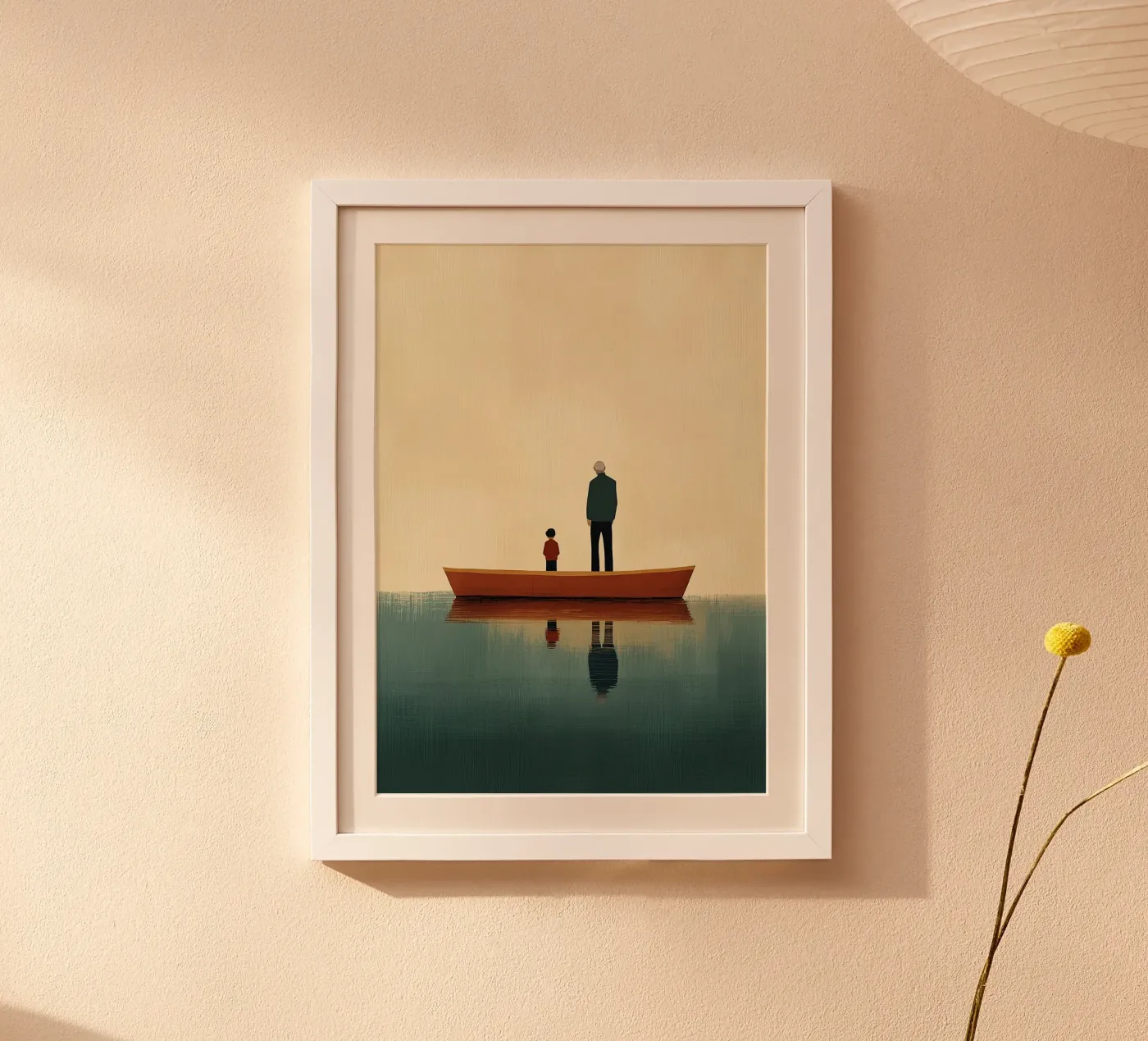 Vader en zoon poster van Nikis Art Studio