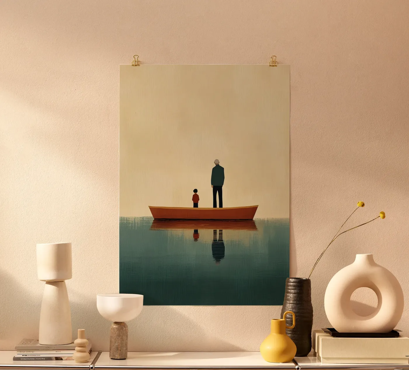Padre e figlio poster da Nikis Art Studio