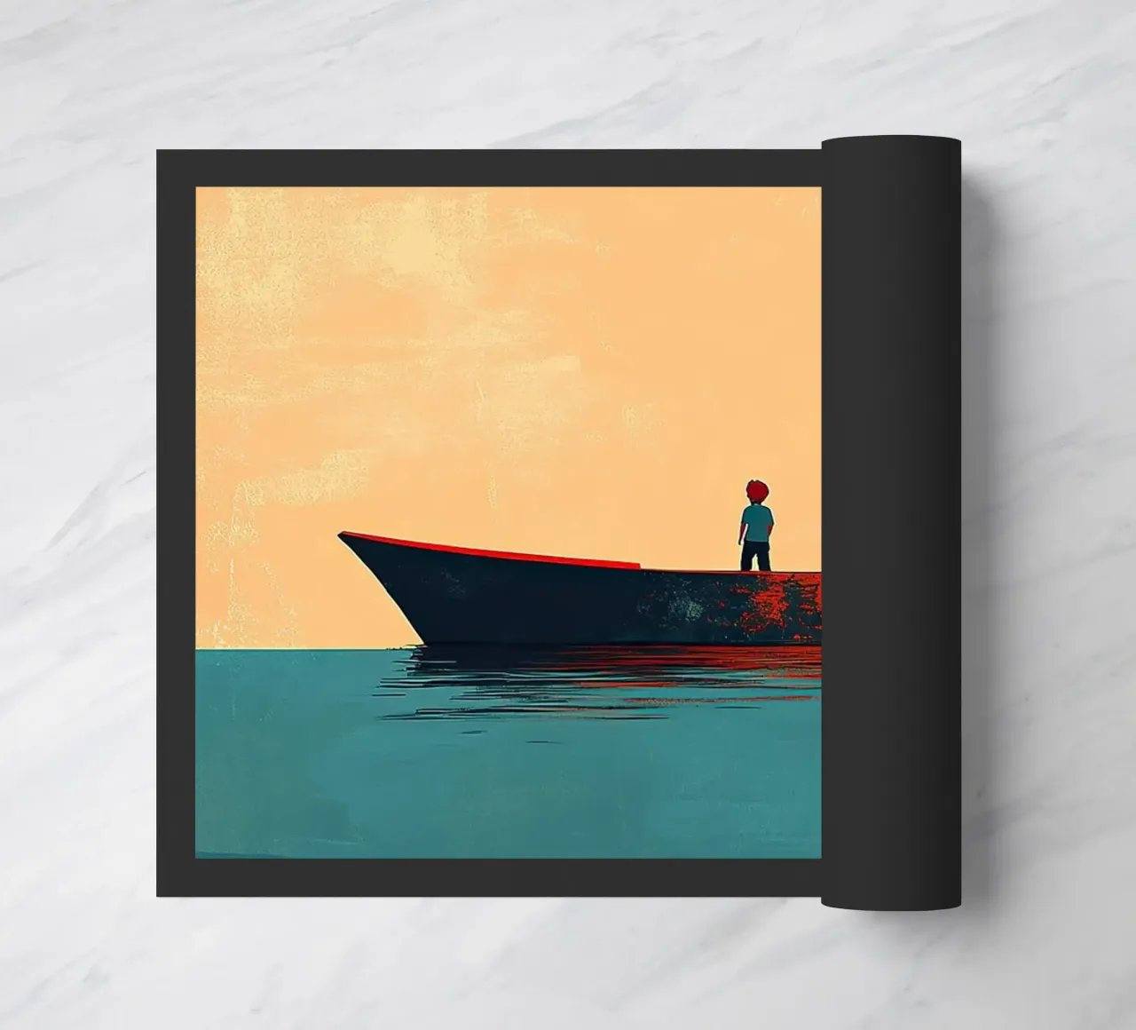 Padre e figlio zerbino da Nikis Art Studio