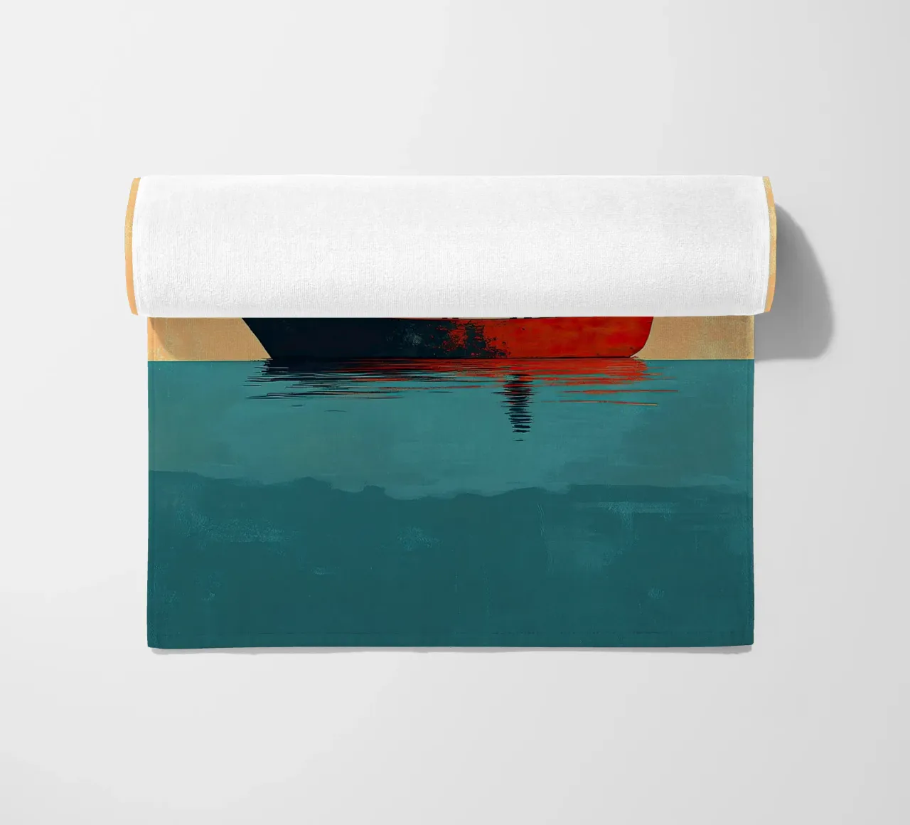 Padre e figlio telo mare da Nikis Art Studio