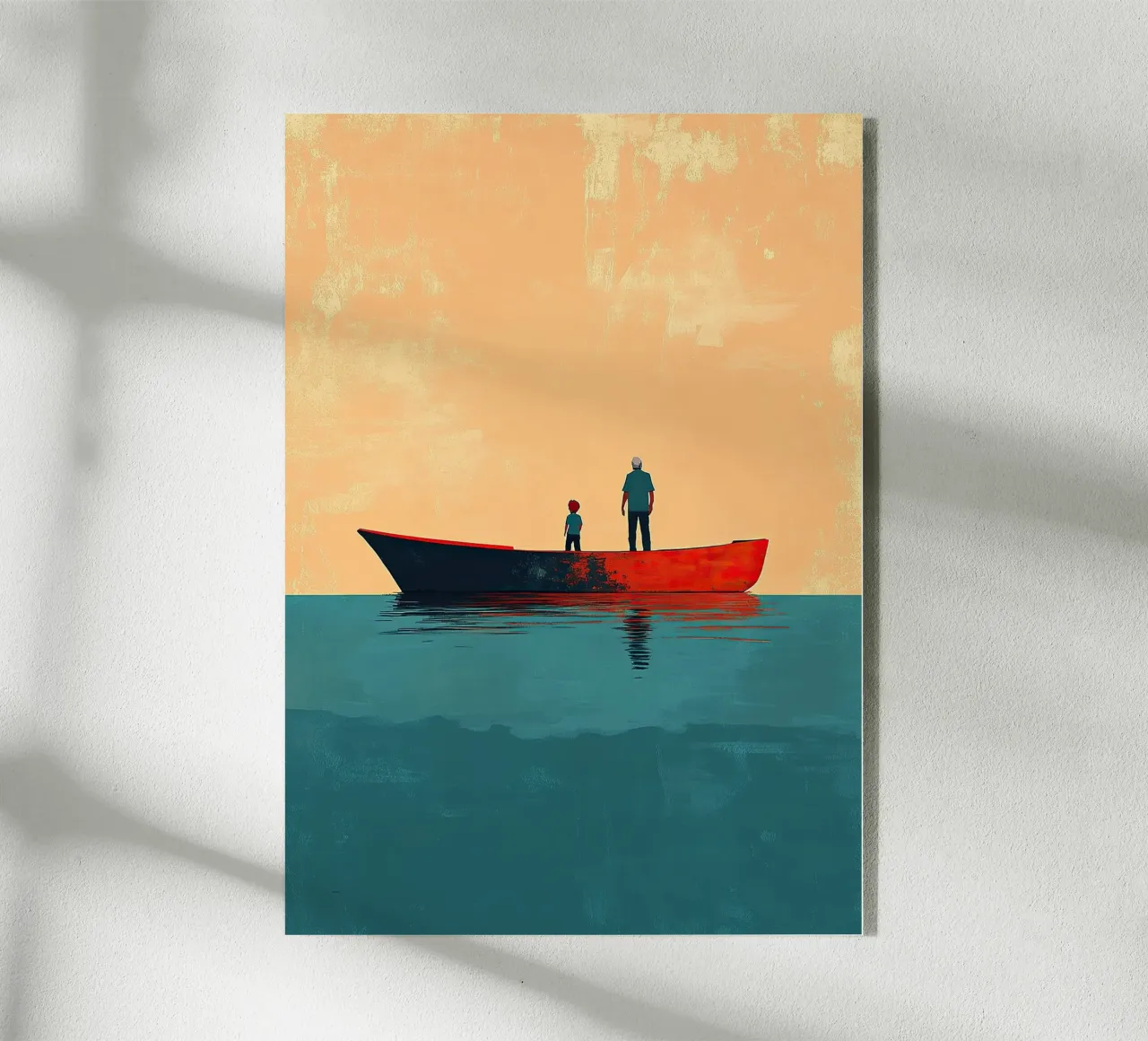 Padre e figlio plexiglass da Nikis Art Studio