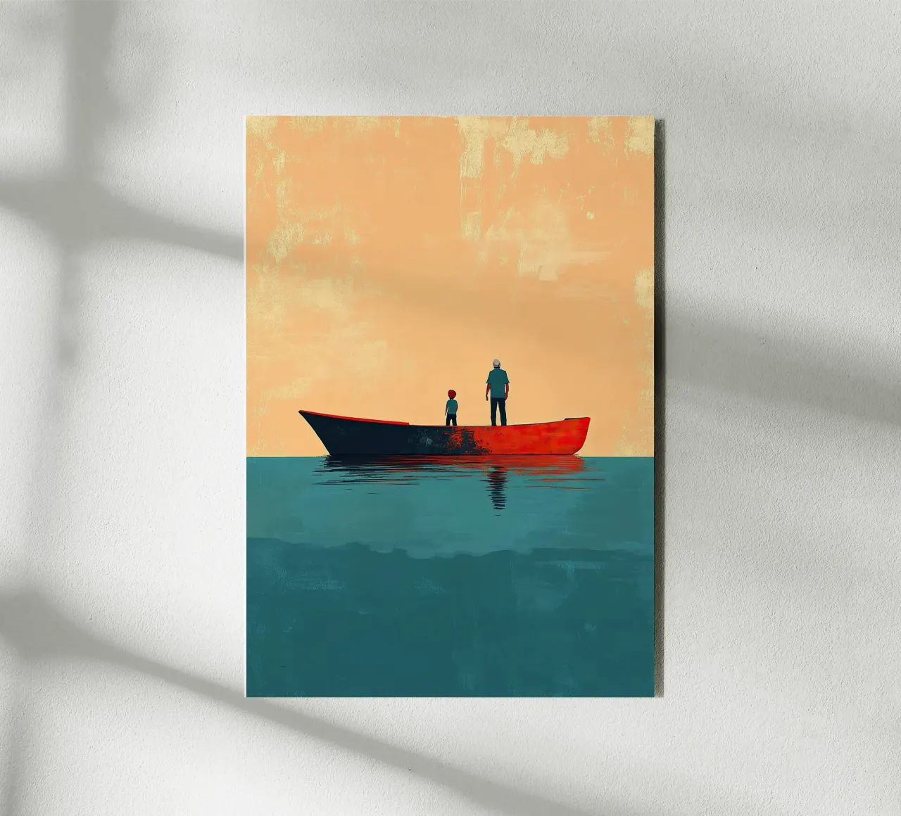 Padre e figlio pannello forex da Nikis Art Studio