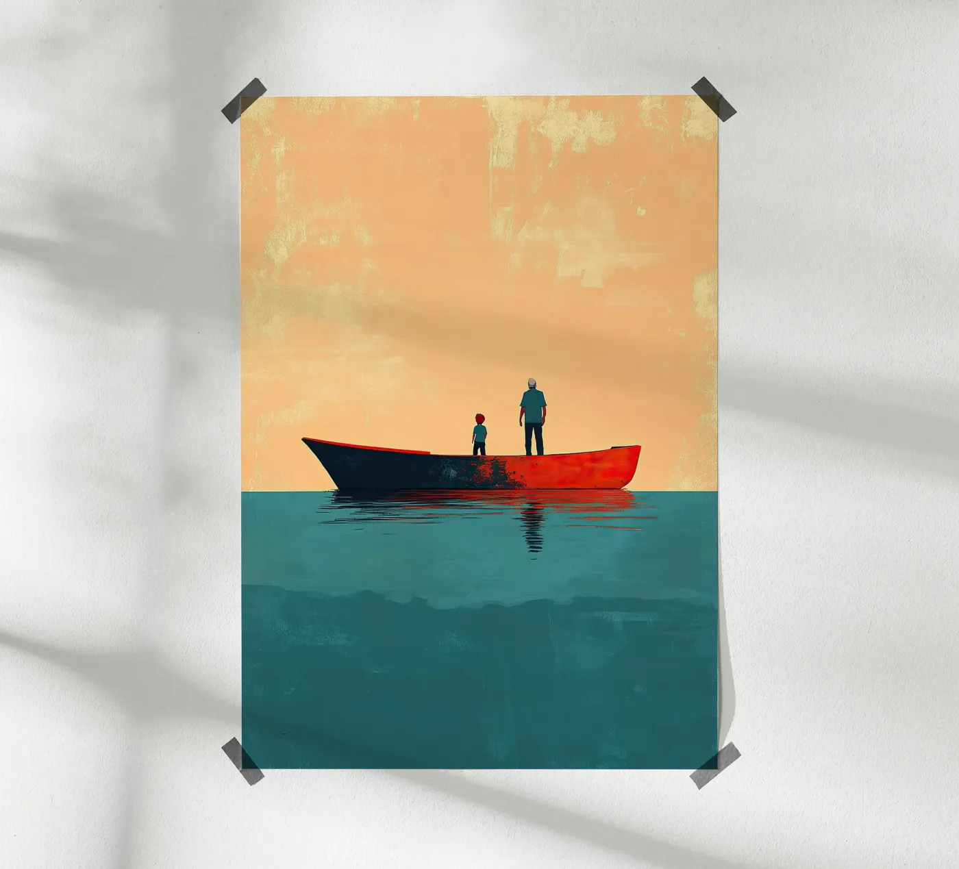 Padre e figlio poster da Nikis Art Studio