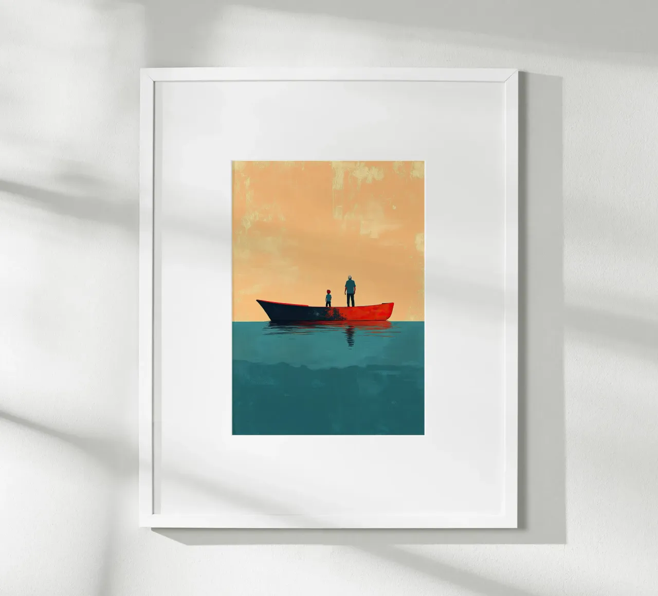 Vader en zoon hahnemühle van Nikis Art Studio