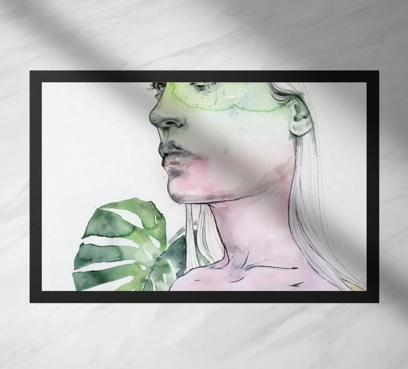 Viridescent deurmat van agnes-cecile