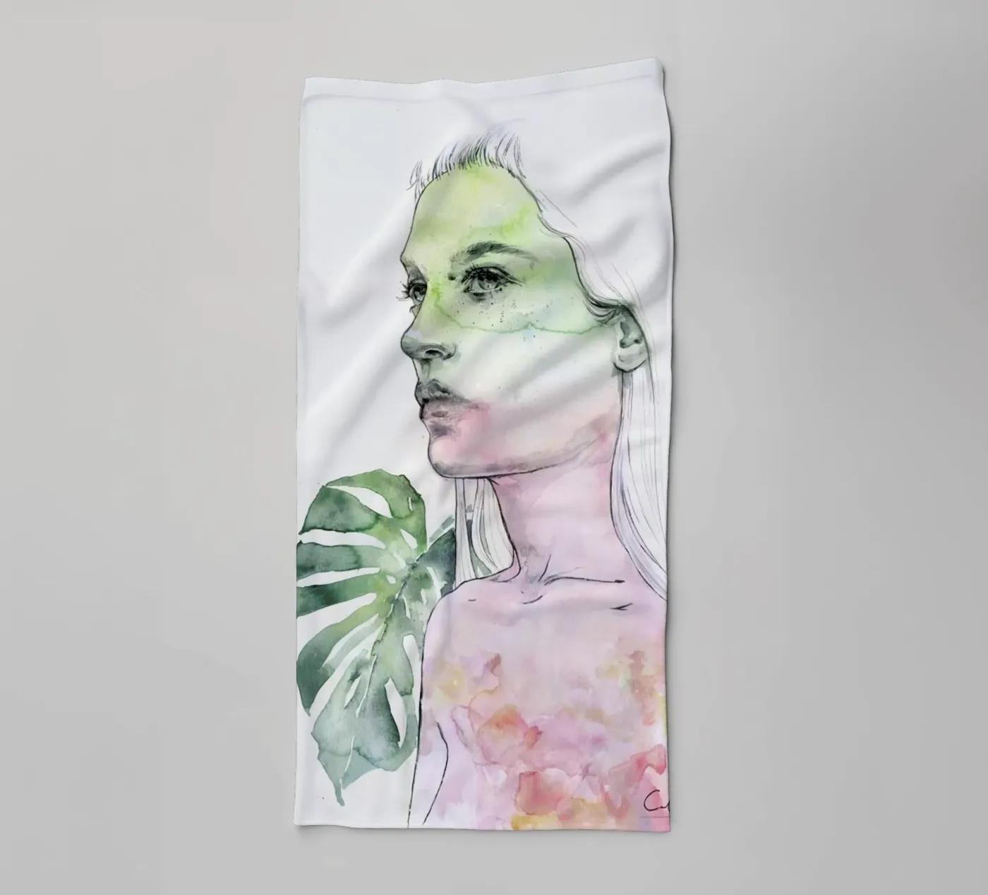 Viridescent badhanddoek van agnes-cecile