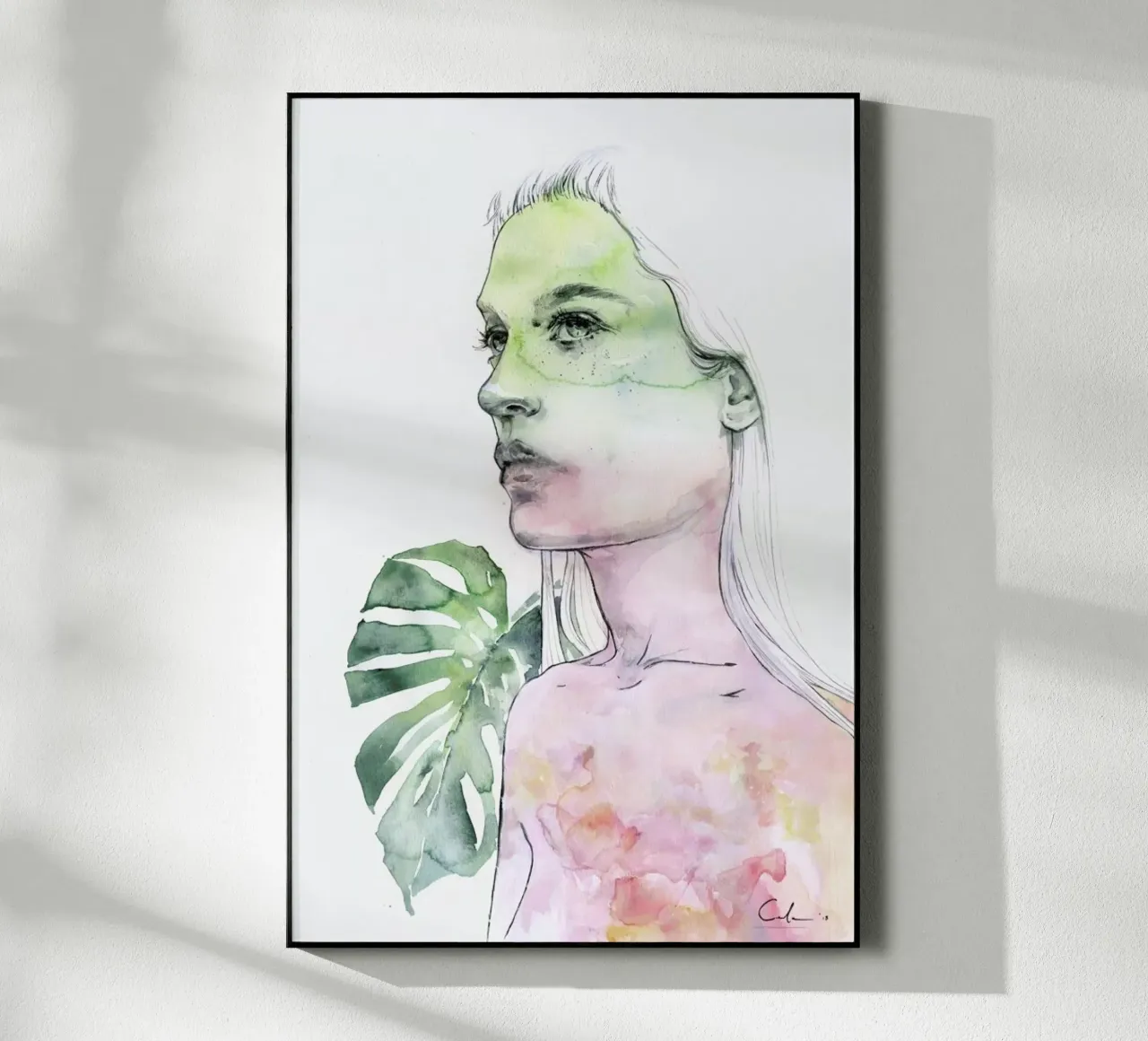 Viridescent plexiglas de agnes-cecile