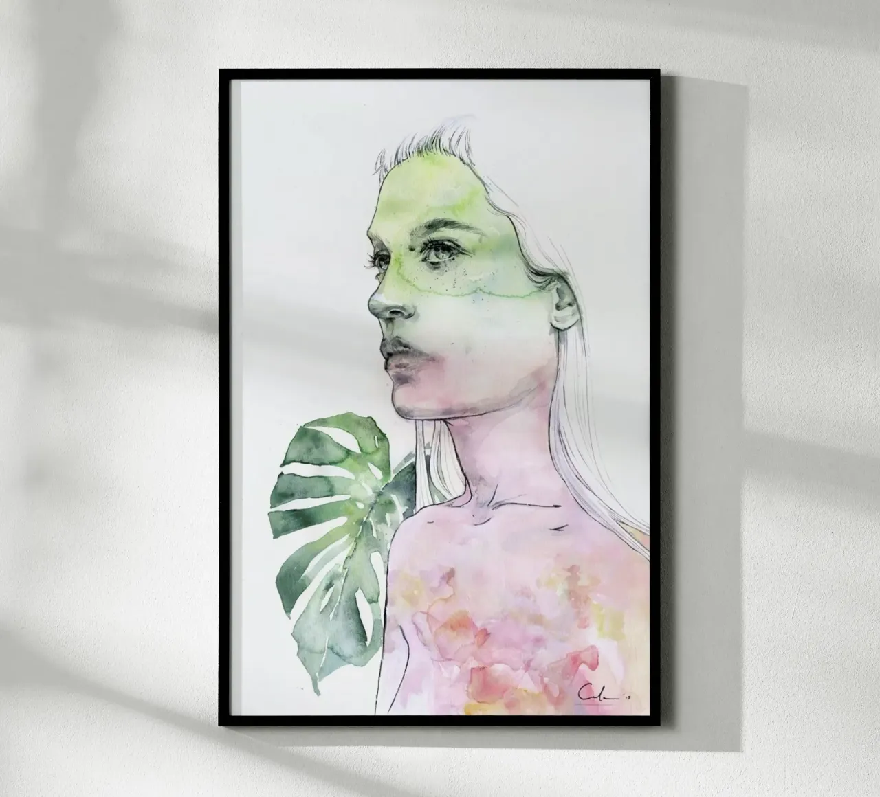 Viridescent poster con telaio in plastica da agnes-cecile
