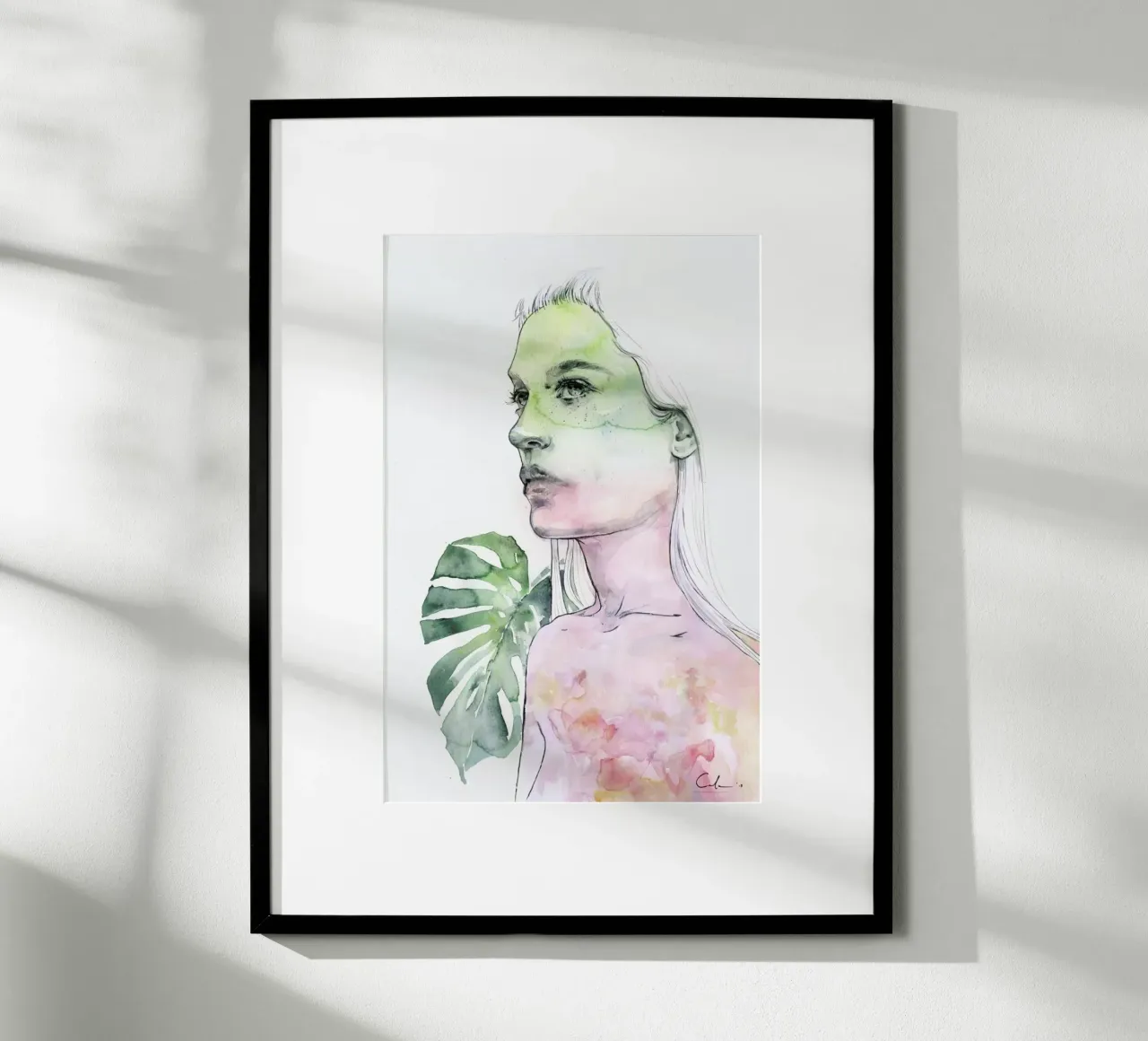 Viridescent poster con telaio in plastica da agnes-cecile