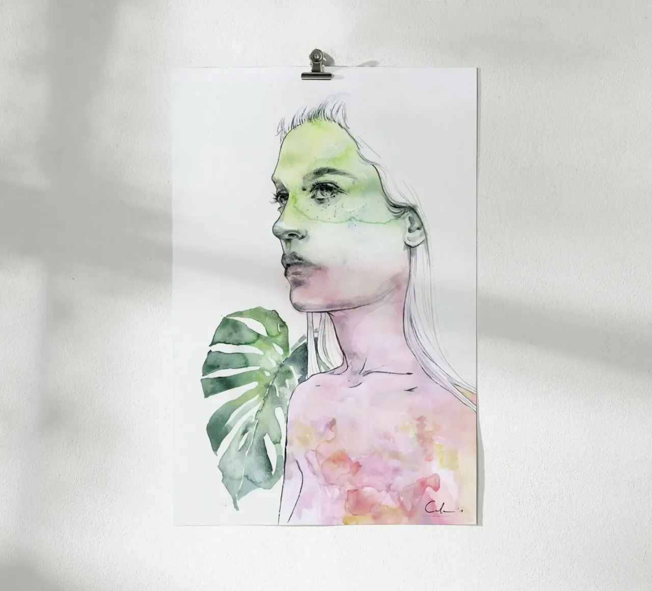 Viridescent poster con telaio in plastica da agnes-cecile