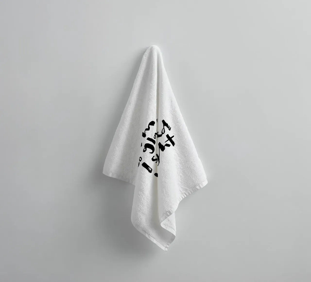 Swiped Right asciugamano da bagno da Brushmeetspaper