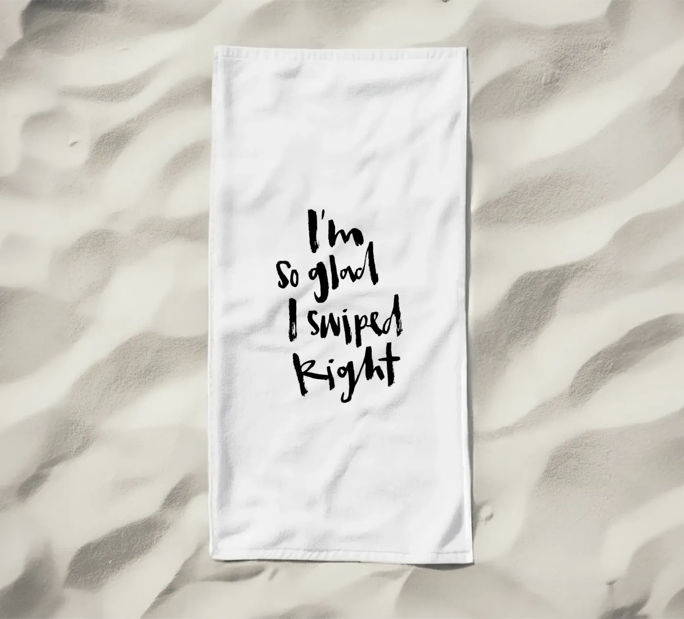 Swiped Right telo mare da Brushmeetspaper