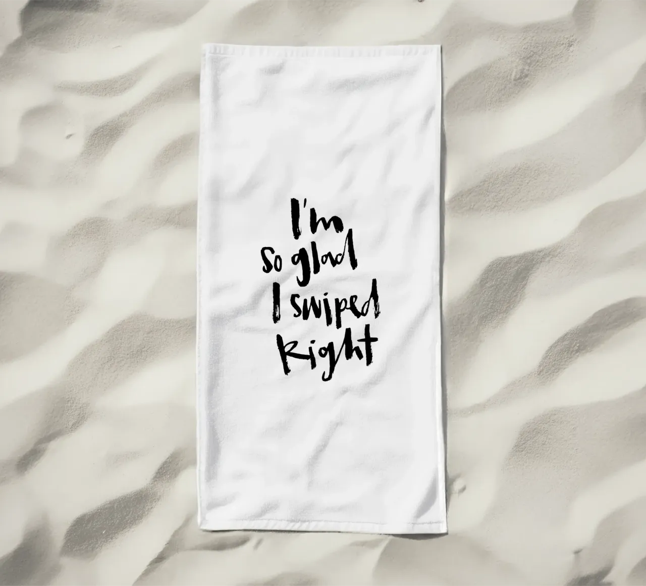 Swiped Right telo mare da Brushmeetspaper