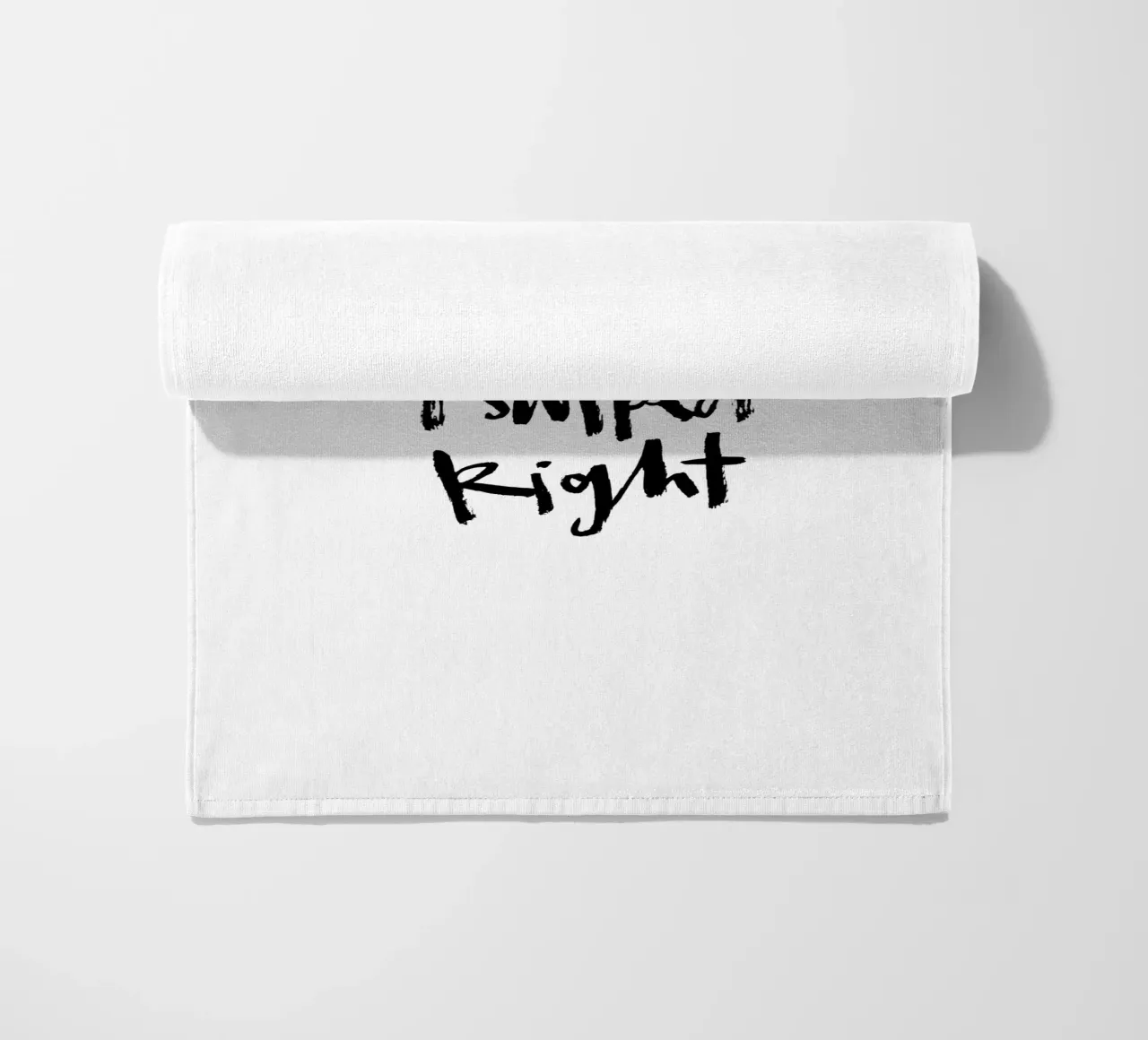 Swiped Right telo mare da Brushmeetspaper