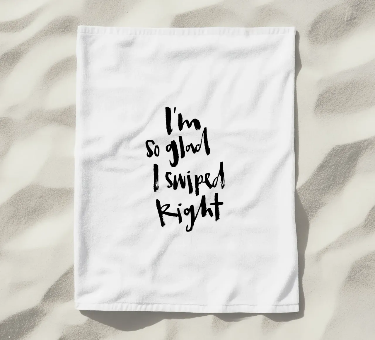 Swiped Right telo mare da Brushmeetspaper