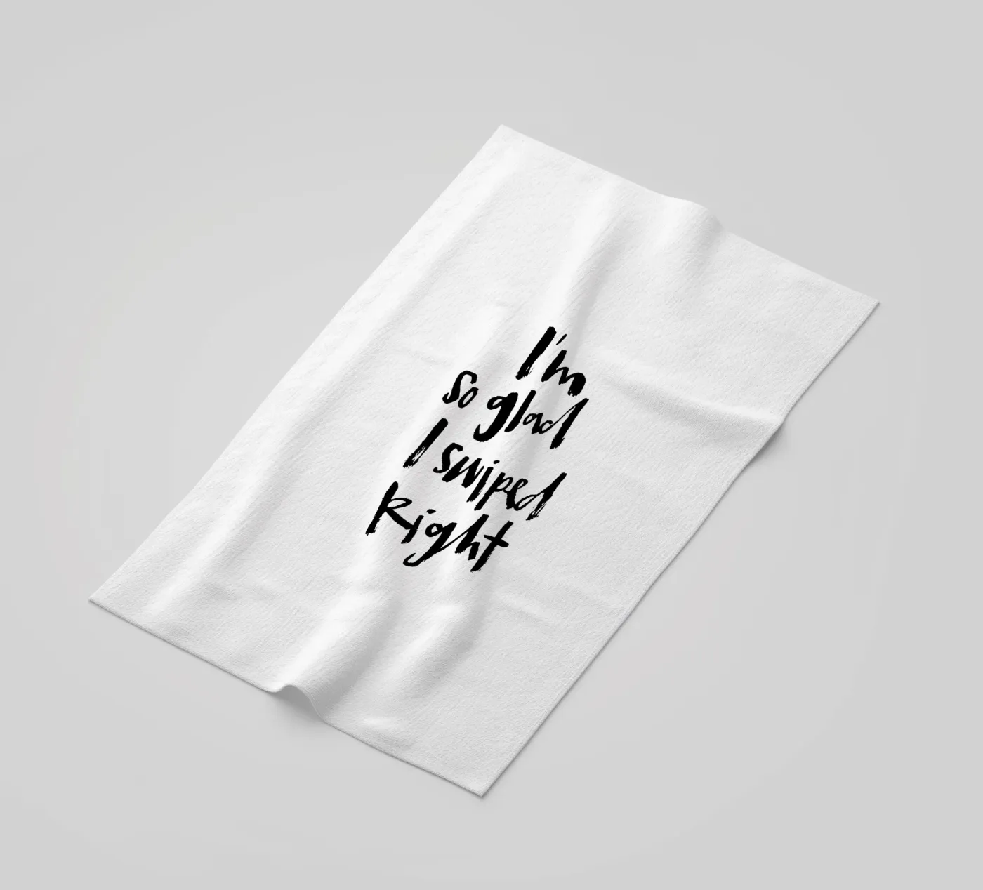 Swiped Right telo mare da Brushmeetspaper