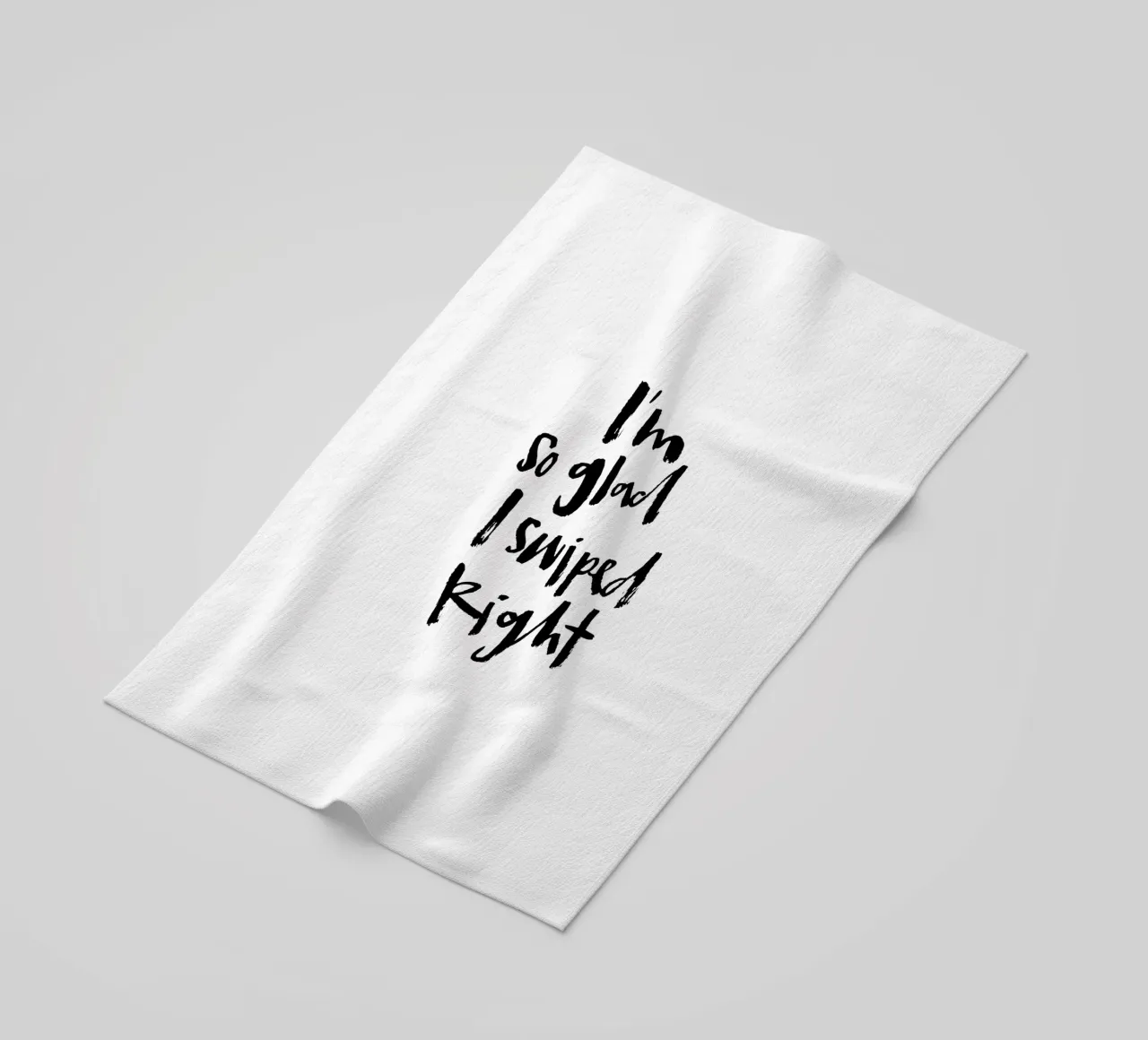 Swiped Right telo mare da Brushmeetspaper