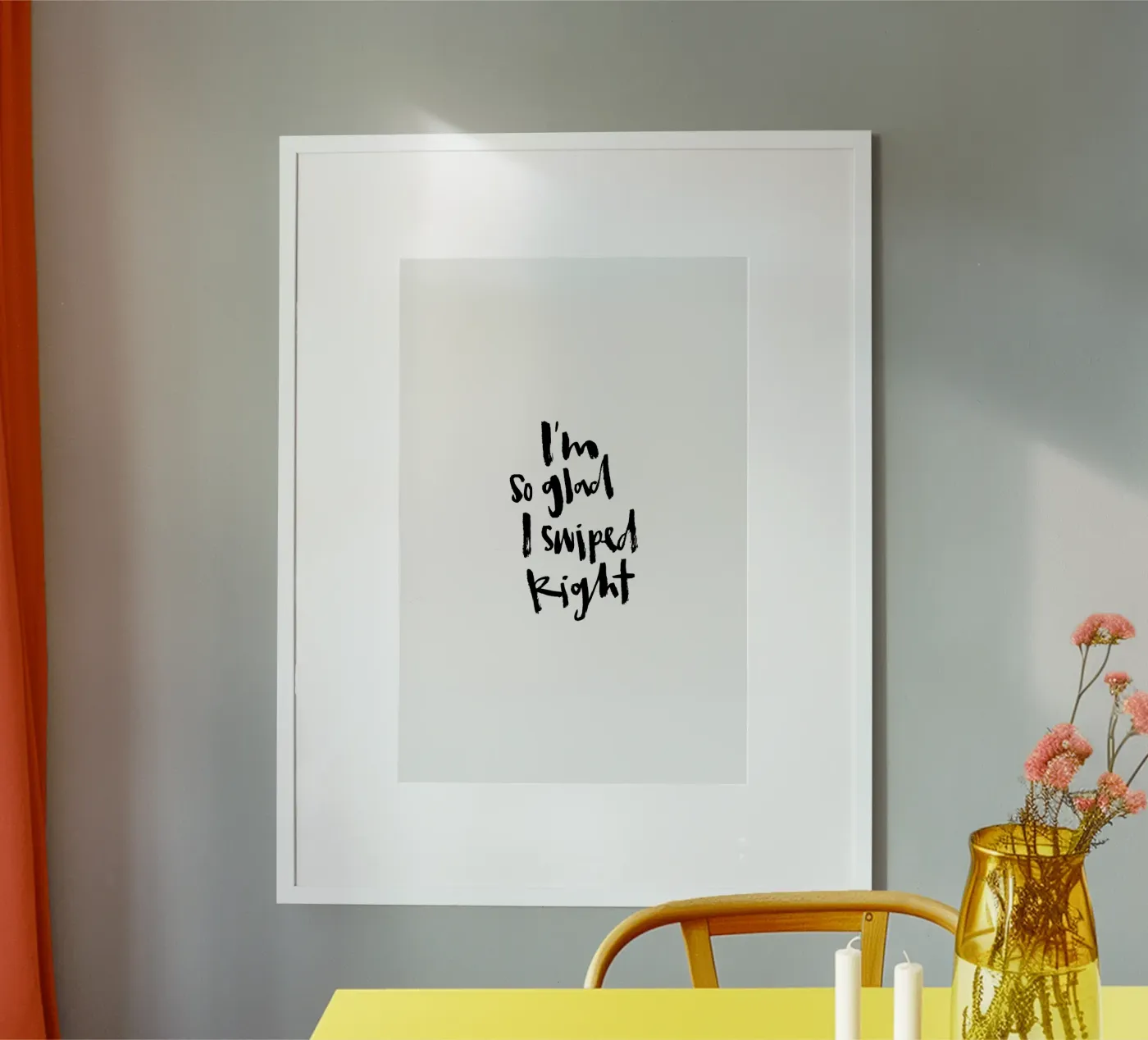Swiped Right poster by Brushmeetspaper