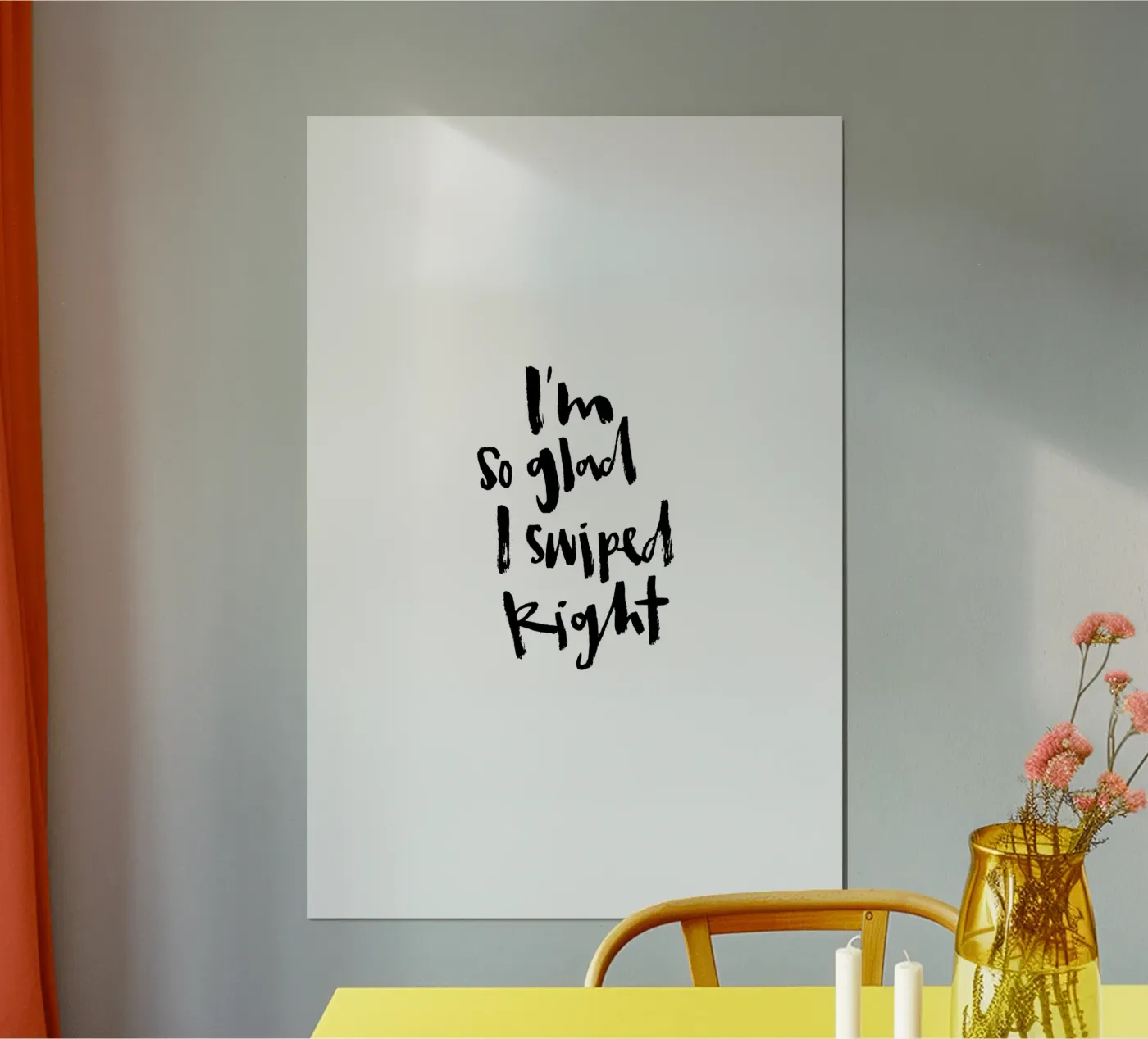 Swiped Right poster by Brushmeetspaper