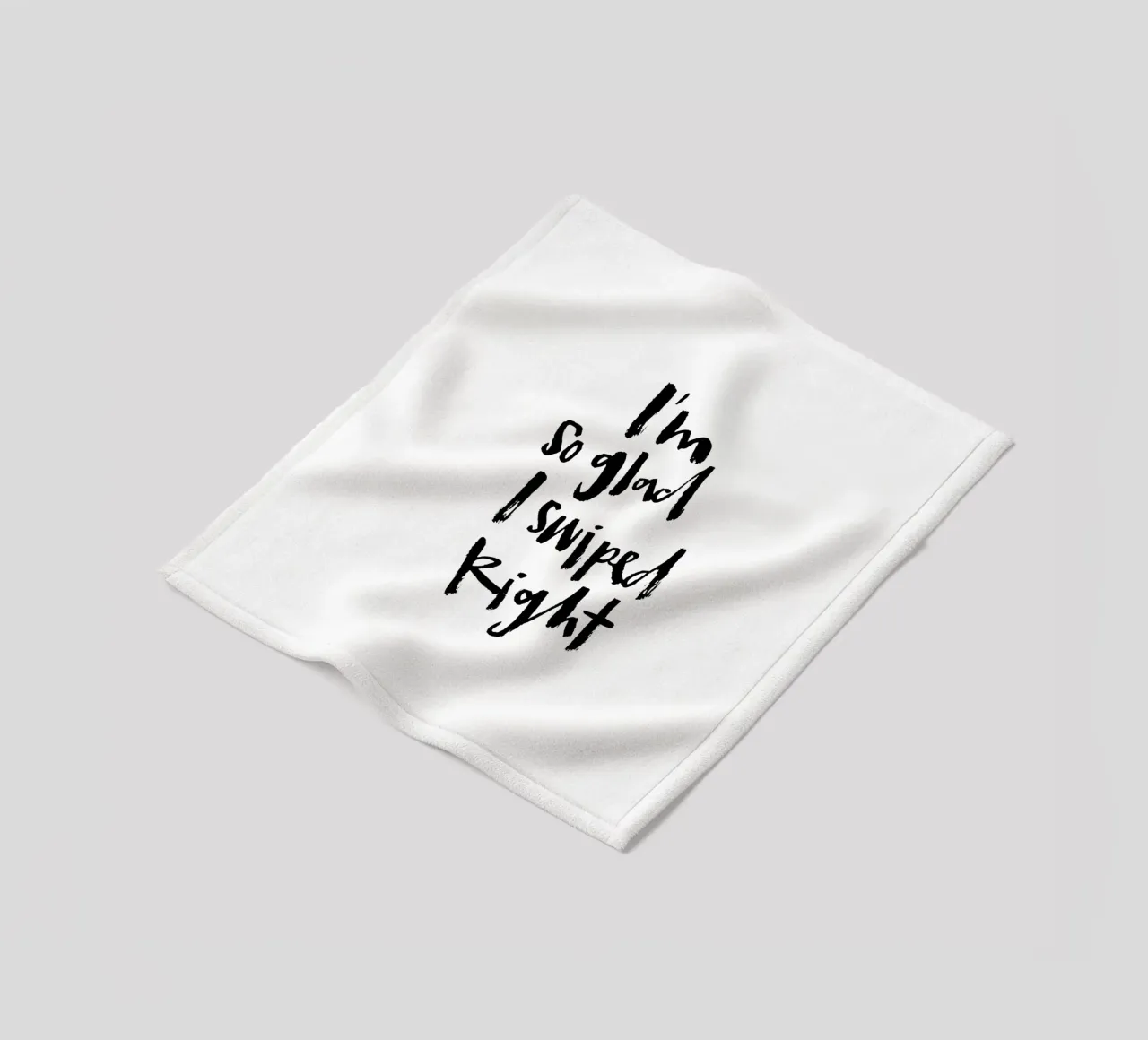Swiped Right coperta in pile da Brushmeetspaper