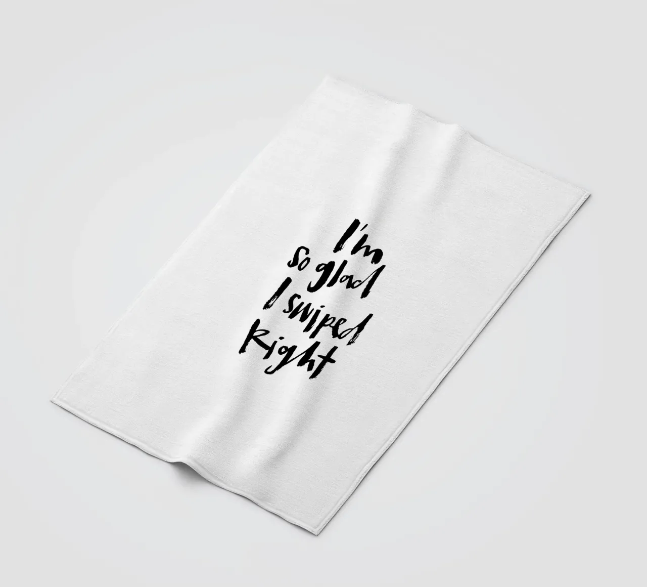 Swiped Right coperta in pile da Brushmeetspaper
