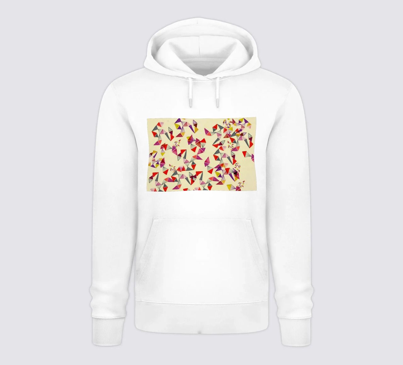 Watercolour triangles felpa con cappuccio da Vasare Nar