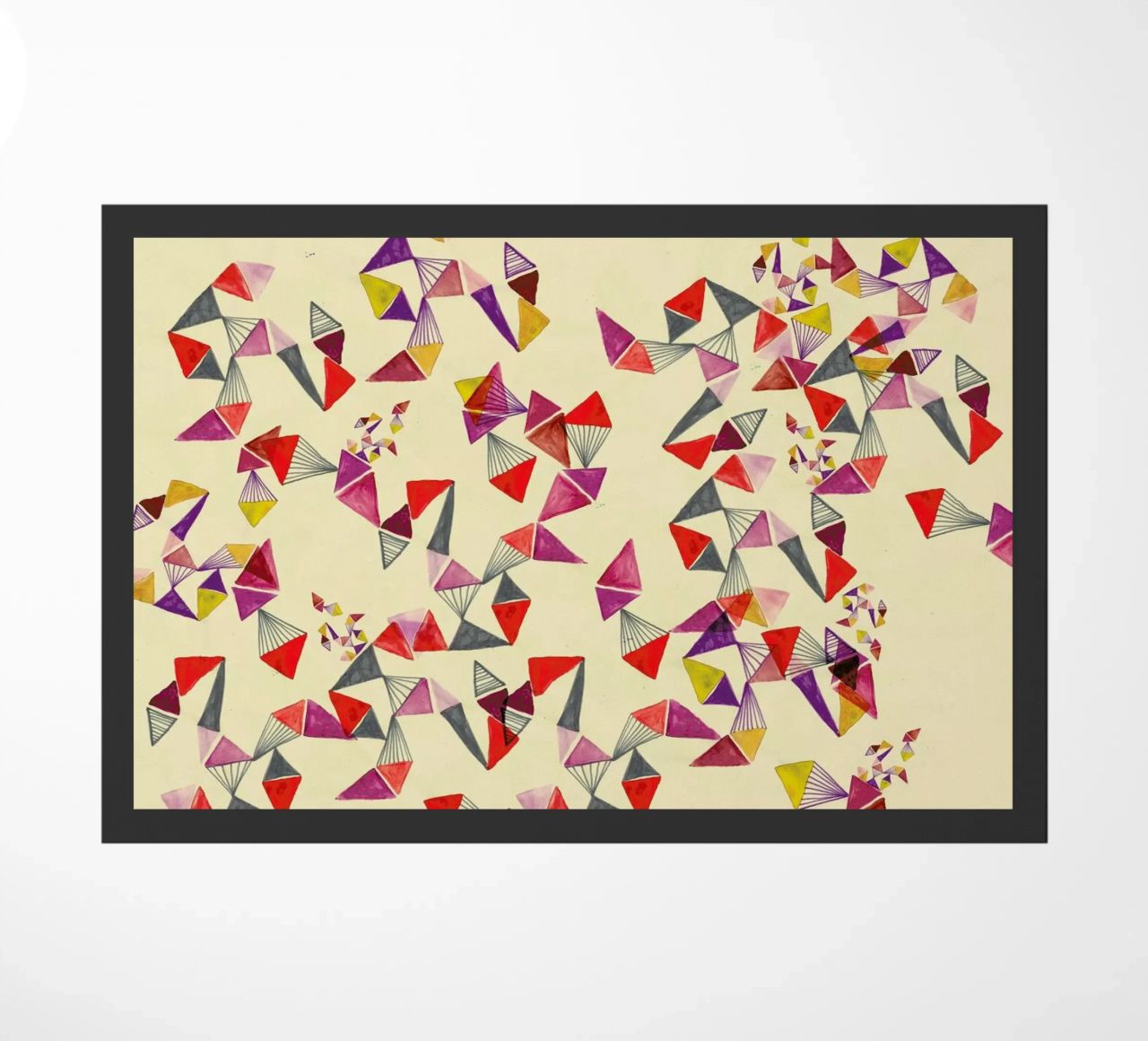 Watercolour triangles zerbino da Vasare Nar
