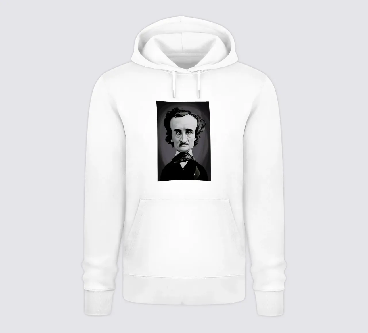 Edgar Allan Poe felpa con cappuccio da Rob Art | Illustration