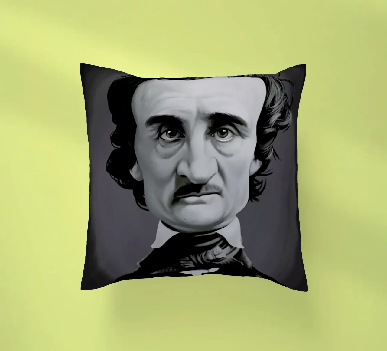 Edgar Allan Poe cuscino da Rob Art | Illustration