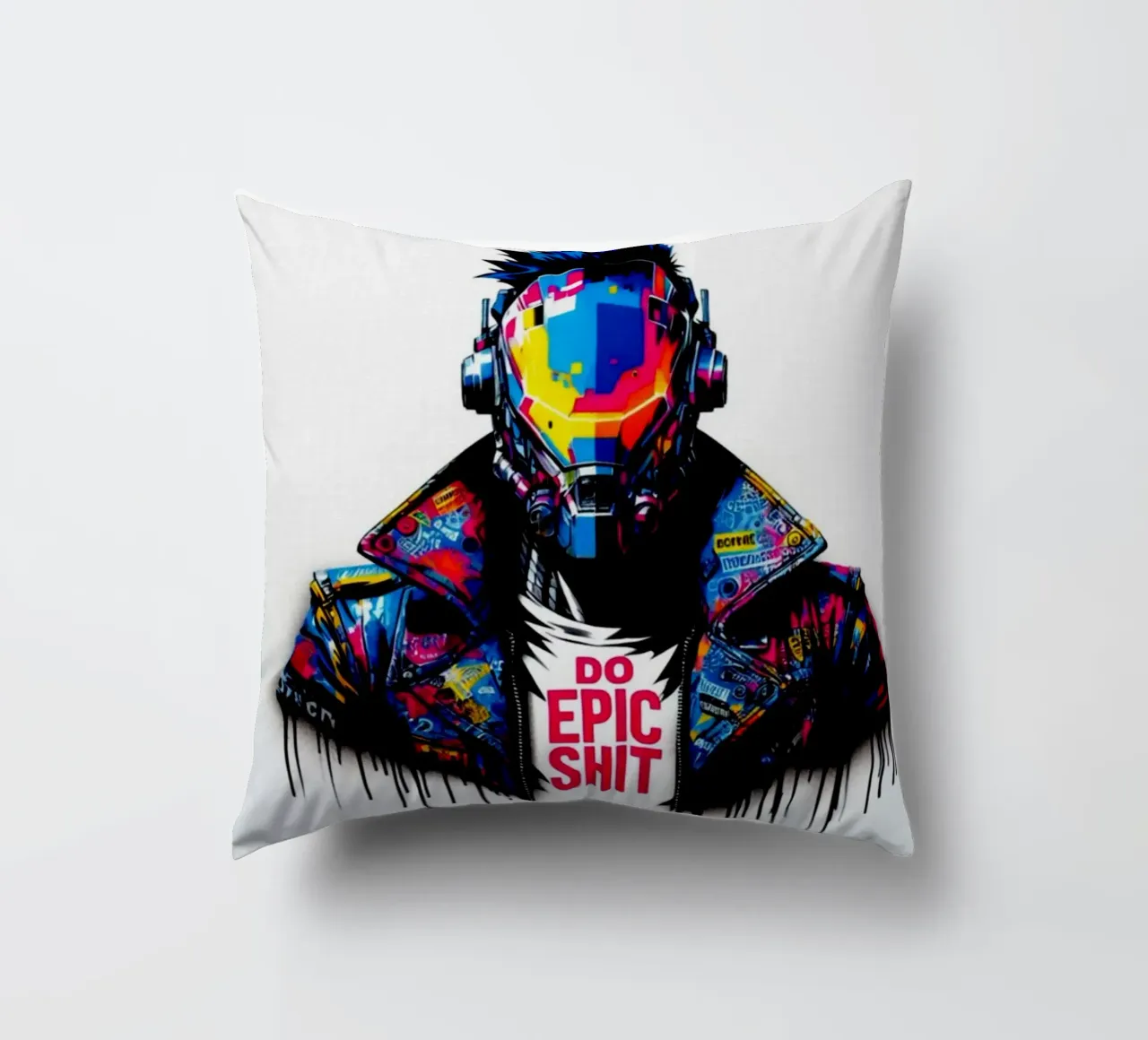 do epic shit – Stencil, Graffiti & Streetart cuscino da STAN Z.