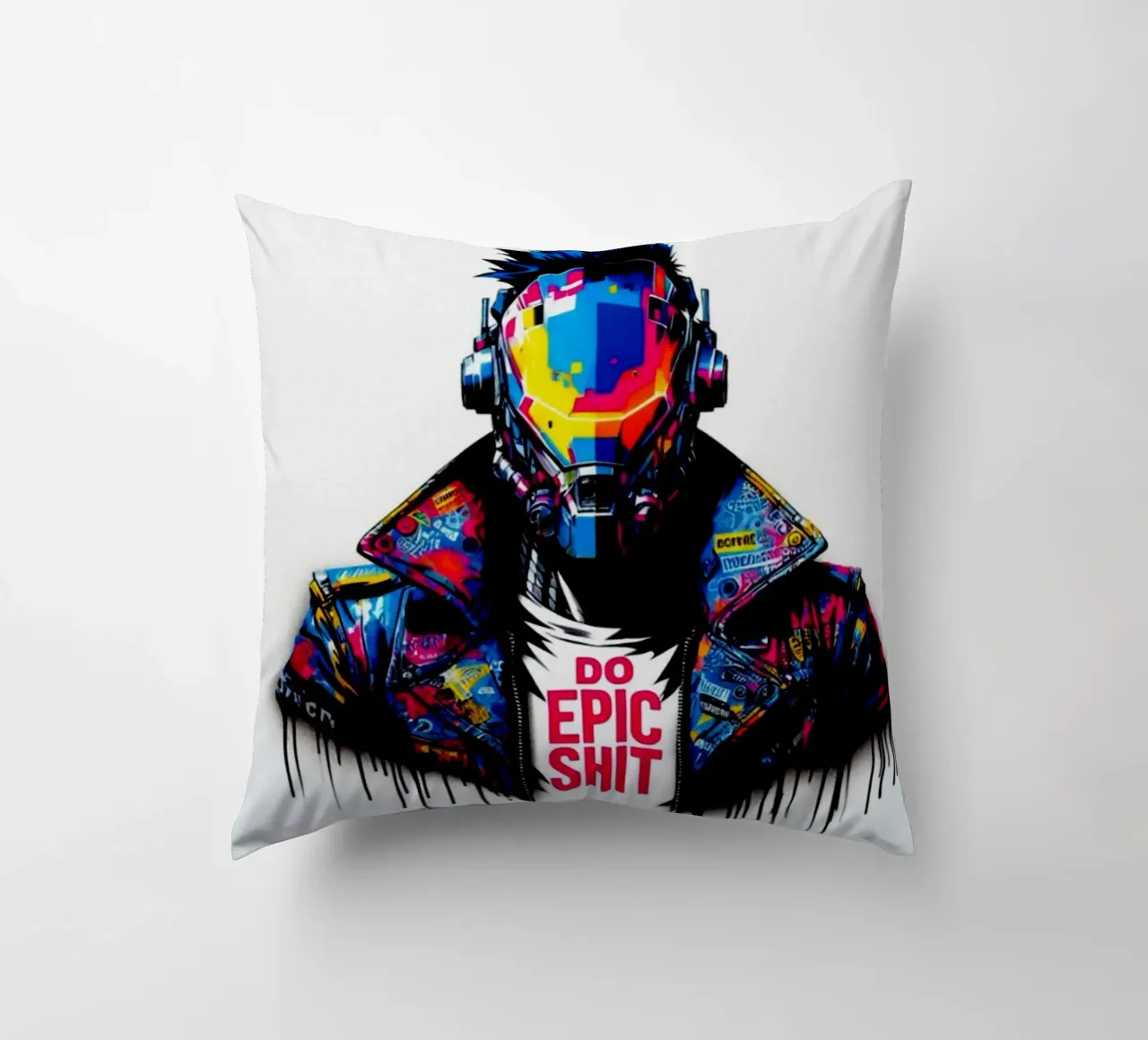 do epic shit – Stencil, Graffiti & Streetart cuscino da STAN Z.
