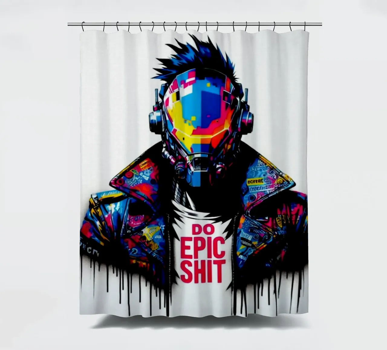 do epic shit – Stencil, Graffiti & Streetart tenda da doccia da STAN Z.