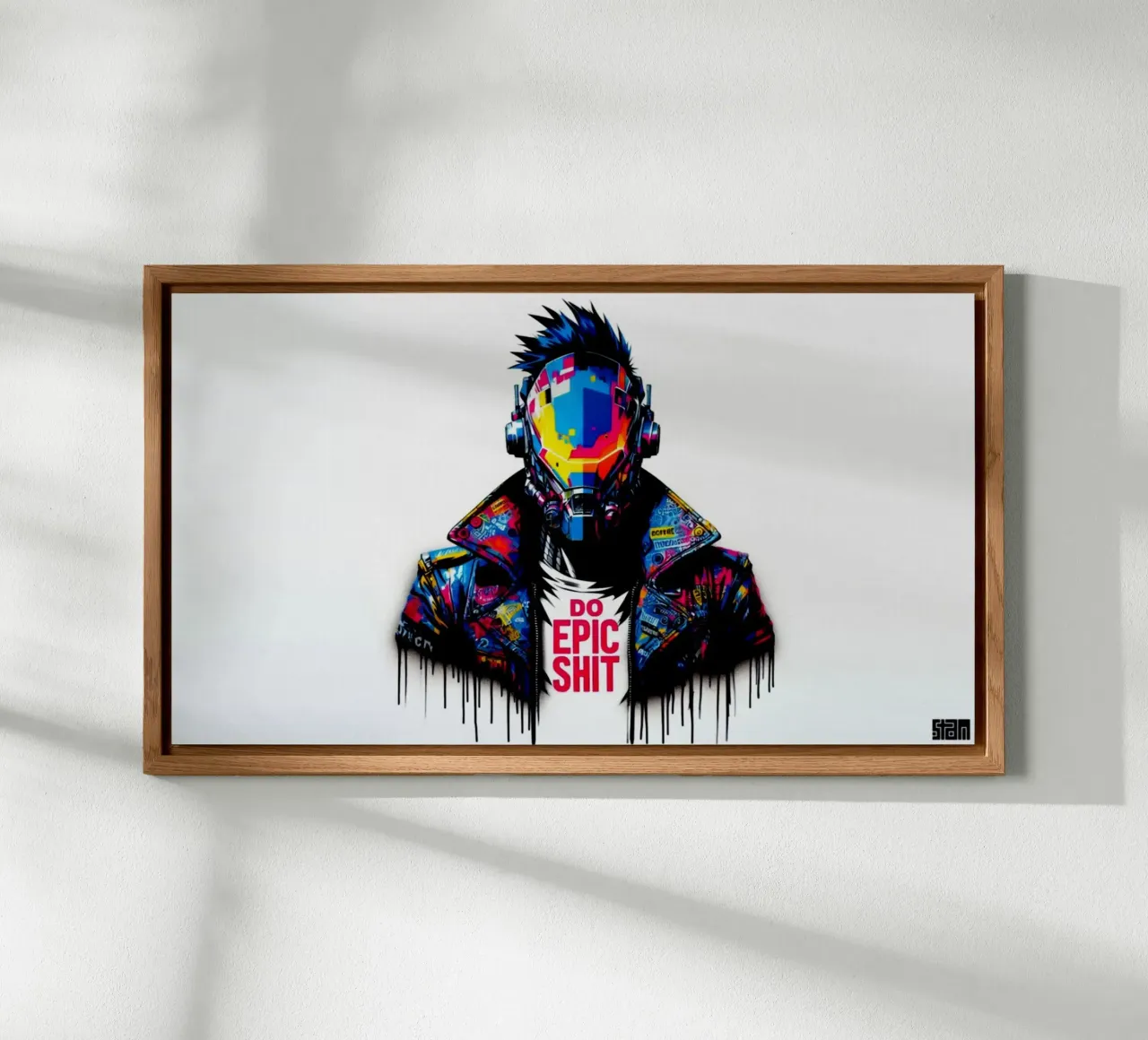 do epic shit – Stencil, Graffiti & Streetart alluminio dibond da STAN Z.