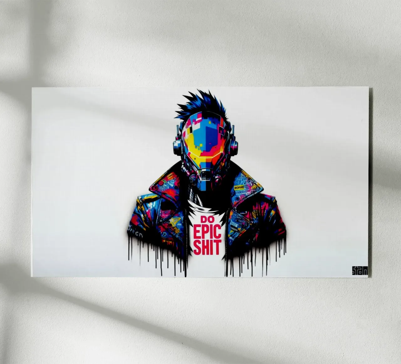 do epic shit – Stencil, Graffiti & Streetart alluminio dibond da STAN Z.
