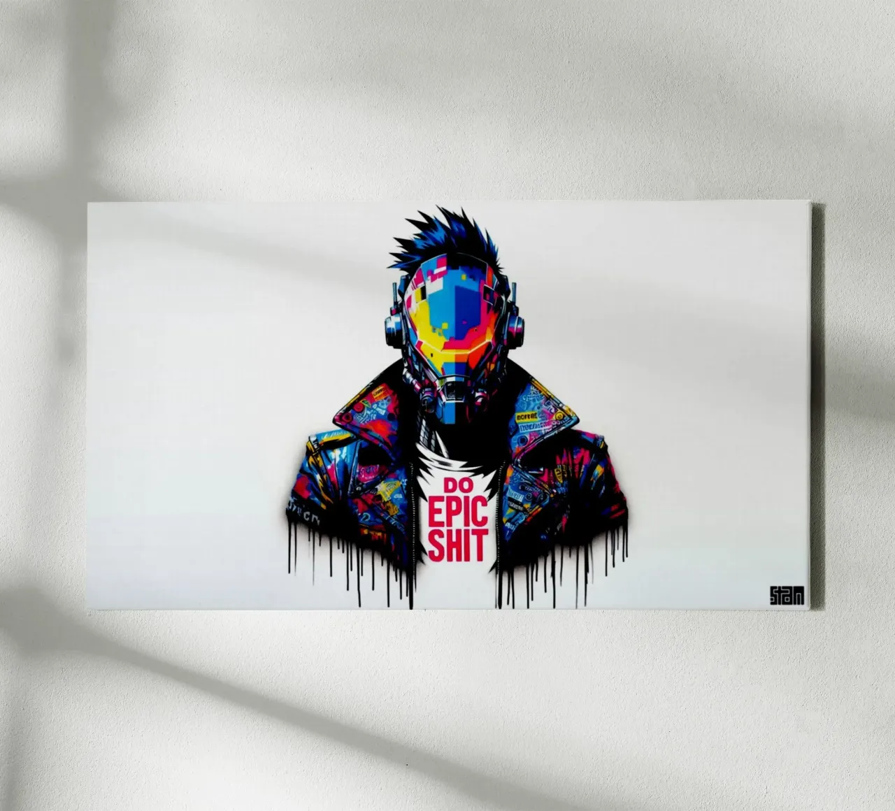 do epic shit – Stencil, Graffiti & Streetart tela con Cornice a cassetta da STAN Z.