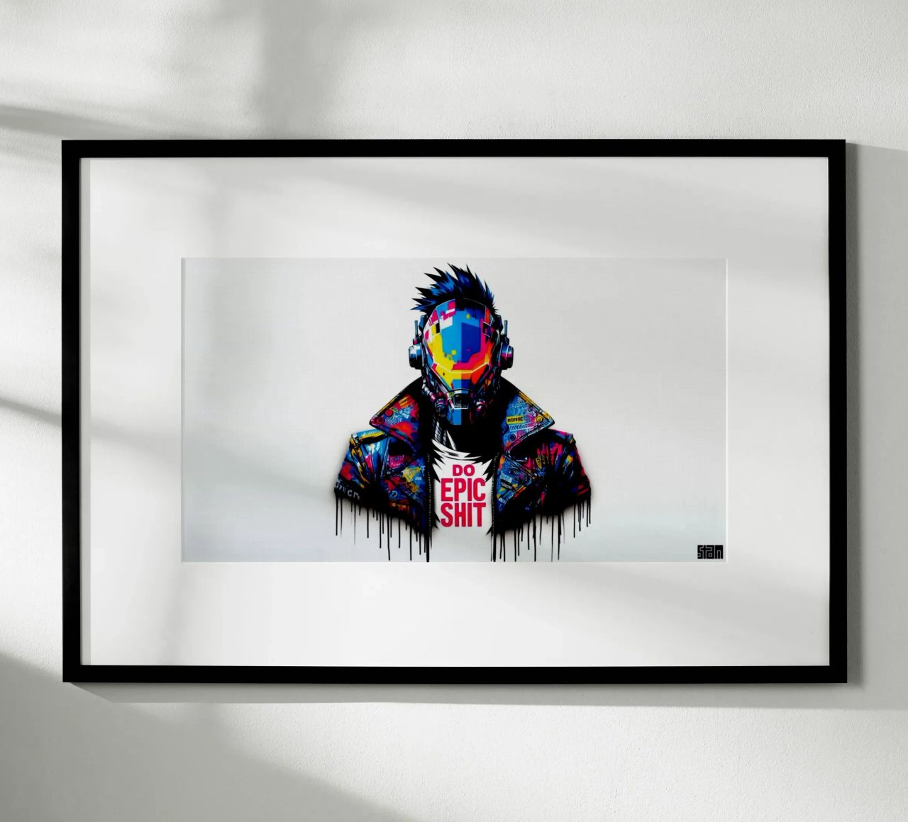 do epic shit – Stencil, Graffiti & Streetart poster de STAN Z.