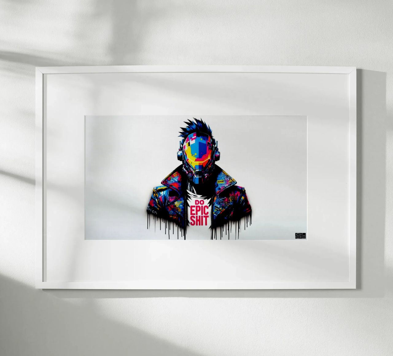 do epic shit – Stencil, Graffiti & Streetart poster de STAN Z.